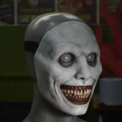 Skräckmask Cosplay Leende Demon Skräck Latexmask><noscript><img width=