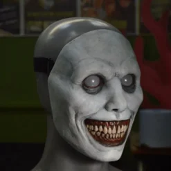 Skräckmask Cosplay Smile Demon Skräcklatexmask><noscript><img width=