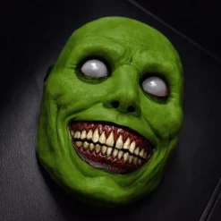Fashion Hitch Skrämmande Halloween mask leende demoner skräck ansikte masker den ondskan cosplay rekvisita><noscript><img width=