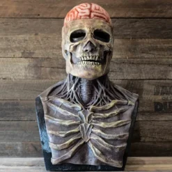 Skull Mask Creepy Biochemical Mask Halloween Cosplay> Masker