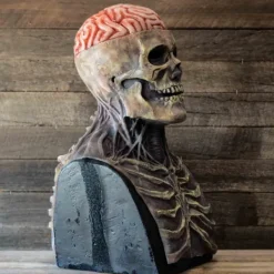 Skull Mask Creepy Biochemical Mask Halloween Cosplay><noscript><img width=