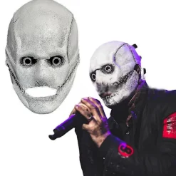 Slipknot Corey Taylor Mask Dj Cosplay Skräck Latex Lång/Kort Mask Halloween Karneval Maskeradfest Rekvisita Presenter> Masker