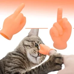 Små Händer för Fingrar - 10 st Söta Mini Handdockor (Långfingret) Premium Gummi> Tillbehör