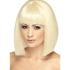 Smiffys Coquette Peruk Dam En Storlek Blond One Size> Peruker