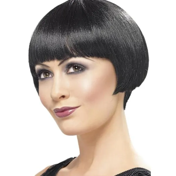 Smiffys 20-tals Flapper Bob Peruk One Size Svart One Size> Peruker