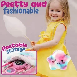 Smink Julkalender - Adventskalender med Leksakssmink Enhörningsgåva för Flickor> Smink