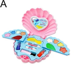 Sminkset för barn Leksak Kosmetisk skönhetsväska Låda Kompatibel med Flickors rosa onesize> Smink
