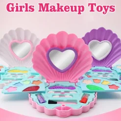 Sminkset för barn Leksak Kosmetisk skönhetsväska Låda Kompatibel med Flickors rosa onesize><noscript><img width=