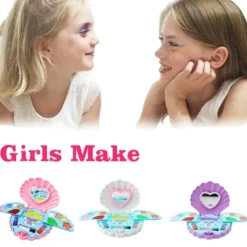 Sminkset för flickor - Barnkosmetika, Skönhetsväska, Leksakskit, Rosa, One size><noscript><img width=