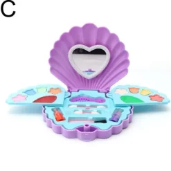 Sminkset för flickor - Barnkosmetik, Skönhetsväska, Leksakskit, Lila, One Size> Smink