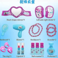 Sminkset Sminkset Leksaker För Barn Flicka Frozen Smink Väska><noscript><img width=