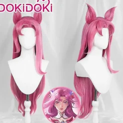 Snabb leverans Dokidoki-r Game Lol Cosplay League Of Legends Kaisa Star Guardian Costume Star Guardian Kaisa Cosplay Cosplay Peruk Plus Size XS> Dräkter