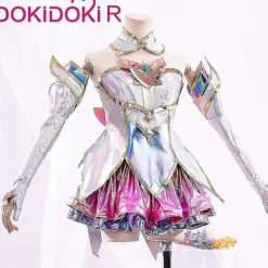 Snabb leverans Dokidoki-r Game Lol Cosplay League Of Legends Kaisa Star Guardian Costume Star Guardian Kaisa Cosplay Cosplay Peruk Plus Size XS><noscript><img width=