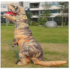 Snabb leverans Uppblåsbar kostym Helkroppsko Dinosaurie Party Blow-up Suit Halloween> Dräkter