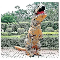 Snabb leverans Uppblåsbar kostym Helkroppsko Dinosaurie Party Blow-up Suit Halloween><noscript><img width=