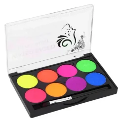 Snabbtorkande vattenlöslig kroppsfärg 8 färger Jul Makeup Verktyg Konsttillbehör><noscript><img width=