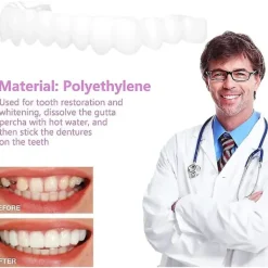 Snap On Tandfanér, Perfekta Tillfälliga Tandersättningar - Falska Fanérkit><noscript><img width=