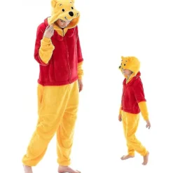 Snug Fit Unisex Vuxen Onesie Pyjamas, Flanell Cosplay Animal One Piece Halloween kostym Sovkläder Hemkläder Q Mike 105cm I L> Dräkter