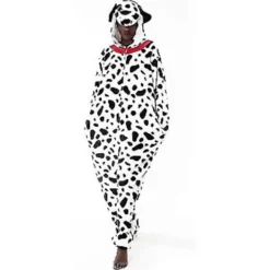 Snug Fit Unisex Vuxen Onesie Pyjamas Djur En Delig Halloween Kostym Nattkläder -r (Medium Dalmatian)> Dräkter
