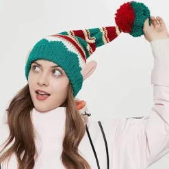 Snygg julmössa Stickad Varm Håller Rolig Mössa Ny><noscript><img width=