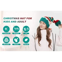 Snygg julmössa Stickad Varm Håller Rolig Mössa Ny><noscript><img width=