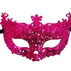 Snygg lyxig venetiansk maskeradmask för kvinnor, flickor Sexig Fox Eye-mask för utklädnad Jul Halloweenfest><noscript><img width=