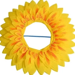 Solros huvudbonad, roliga föreställningsrekvisita, solroshatt keps för dansfest festivalspel barn tonåringar vuxna> Huvudbonader