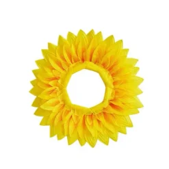 Solros huvudbonad, roliga föreställningsrekvisita, solroshatt keps för dansfest festivalspel barn tonåringar vuxna><noscript><img width=