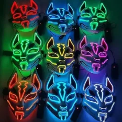 Sommar-Driftled Halloween Ljusmask> Masker