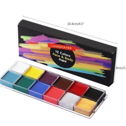 Sommaren jag blev vacker 12 färger Halloween Smink Ansiktsfärg Ansiktsfärg Jul Ansiktsfärg!><noscript><img width=