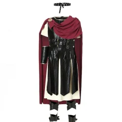 LAIQIANKUI Spartan Warrior set Roman Gladiator Cosplay Halloween Carnival kostym för vuxet barn XL><noscript><img width=
