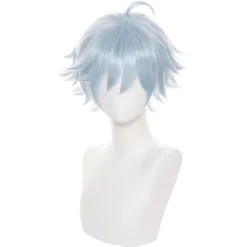 Spel Genshin Impact Chongyun Cosplay Peruk Chong Yun Hair Hallowe> Peruker