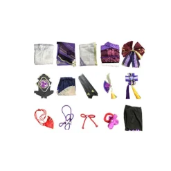 Spel Genshin Impact Raiden Shogun Cosplay Kostym Baal Sexig Kvinnor Kimono Klänning Uniform Kostym Halloween Kostymer för Kvinnor -FS- S | Fyndiq><noscript><img width=