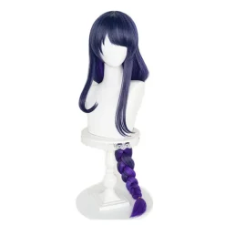 Spel Genshin Impact Raiden Shogun Cosplay Kostym Baal Sexig Kvinnor Kimono Klänning Uniform Kostym Halloween Kostymer för Kvinnor -FA- XL | Fyndiq> Peruker