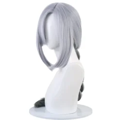 Spel Genshin Impact Shenhe Cosplay Peruk Blå Vit Färg Lång Br><noscript><img width=