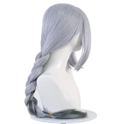 Spel Genshin Impact Shenhe Cosplay Peruk Blå Vit Färg Lång Br><noscript><img width=