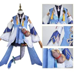 Spel Honkai Star Trail Kostym Tail Peruk Party Halloween Cosplay Kostym Kvinnor Cosplay XS><noscript><img width=