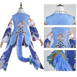 Spel Honkai Star Trail Kostym Tail Peruk Party Halloween Cosplay Kostym Kvinnor Cosplay XS><noscript><img width=