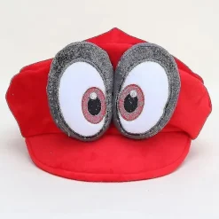 Spel Super Odyssey Cappy Hatt Vuxen Anime Cosplay Super Bros Keps Plysch Leksak Dockor Grön><noscript><img width=