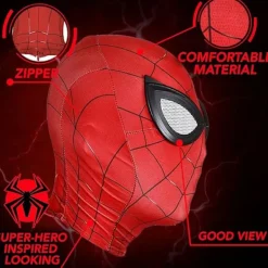 Spider Man Mask för barn och vuxna | Superhjältedräkt | Premium kvalitet | Serier | Cosplay | Halloween Z><noscript><img width=
