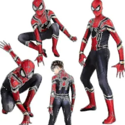 Spider-man Homecoming Iron Suit Superhjältekostym Halloween S mask> Dräkter
