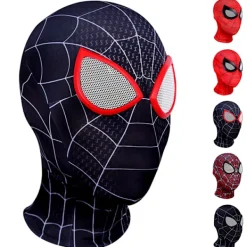 Spiderman Mask Halloween Kostym Cosplay Balaclava För Vuxen A(YSJ)> Masker