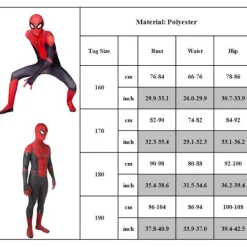 Spider-Man Unisex Vuxen Halloween Party Rollspel Jumpsuit 190cm><noscript><img width=