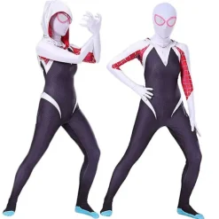 Spider-Man World Gwen Stacy Cosplay Cosplay Jumpsuit Halloween . 180cm> Dräkter
