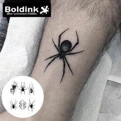 SpiderTillfällig Tatuering, Varar Upp Till 15 Dagar Ny Teknik Magisk Vattentät Semi Permanent Klistermärke.> Smink