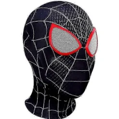 Spindelmannen Mask Superhjälte Miles Morales Peter Parker Spindelmannen Cosplay Masker Spindelhjälm Halloween Kostym Rekvisita för Vuxna 25-26> Masker