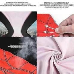 Spindelmannen Mask Superhjälte Miles Morales Peter Parker Spindelmannen Cosplay Masker Spindelhjälm Halloween Kostym Rekvisita för Vuxna 25-26><noscript><img width=