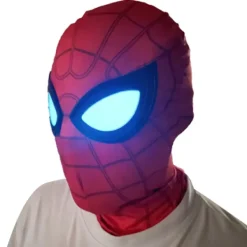 Spindelmannen-mask med lysande ögon, Superhjältemask för barn/vuxna-FS-> Masker