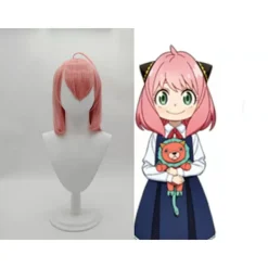 Spionlekhus SPY×FAMILY Ania Folger rosa page peruk cos Ania peruk> Peruker