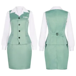 SPY×FAMILY cosplay kostym Joel grön kjol uniform cosplay scenframträdande kostym s> Dräkter